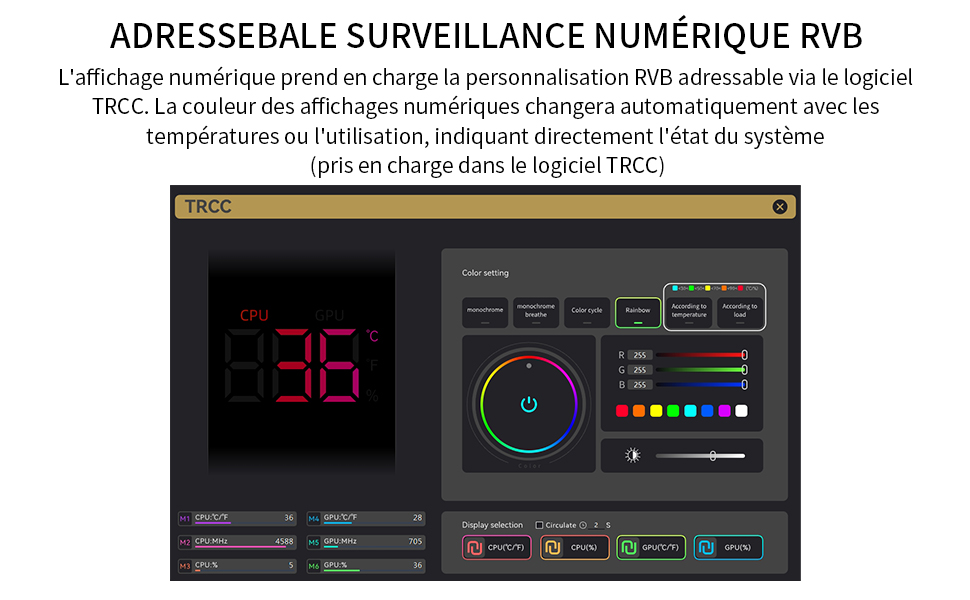 Вентилятор для ПК TR Assassin X 120R Digital ARGB з підсвічуванням, тихий, сумісний з AM4/AM5, Intel LGA1851/1700/115X/1200