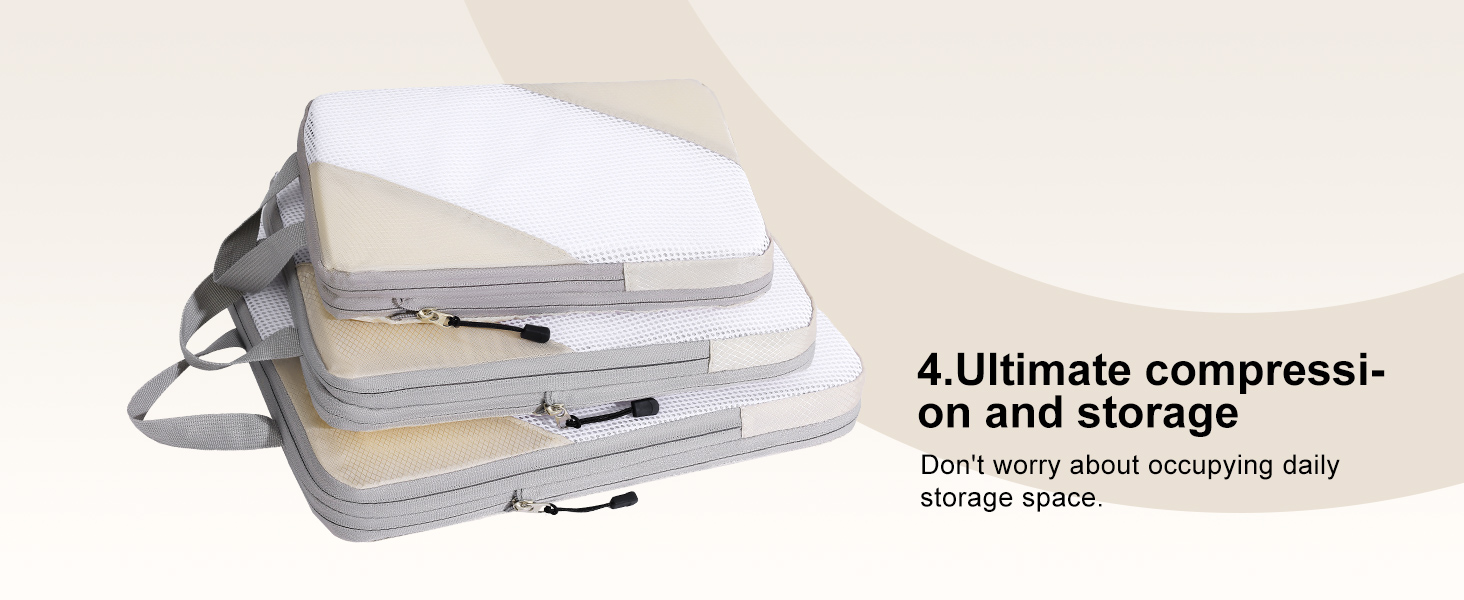 Органайзери для валізи DIMJ - Набір 8 шт. для подорожей, чорного кольору