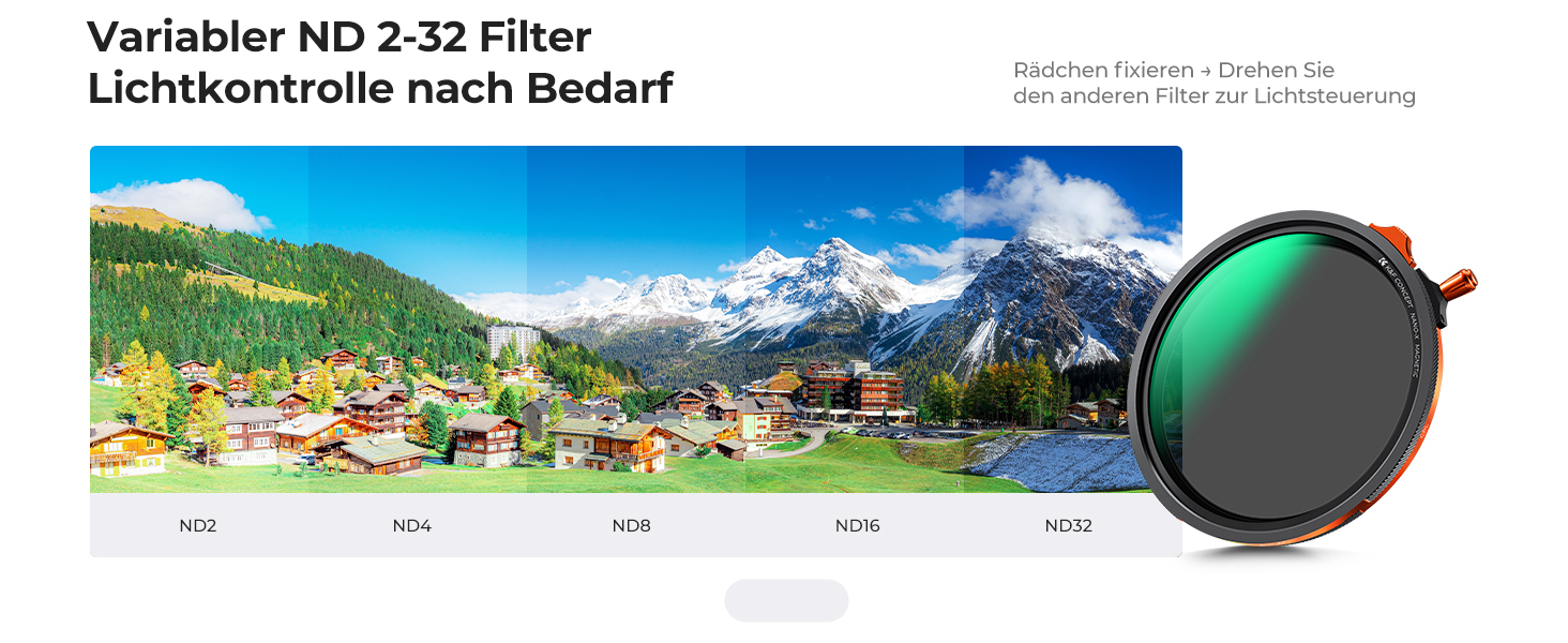 Набір фільтрів K&F Concept 67mm: поляризаційний (CPL), ND2-ND32, Black Mist 1/4 з магнітним адаптером та кришкою об'єктива, чохол