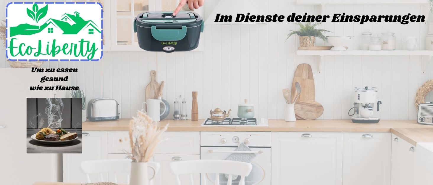 Електрична ланчбокс EcoLiberty 80W з підігрівом, 12/24/220V - для офісу, авто, вантажівки