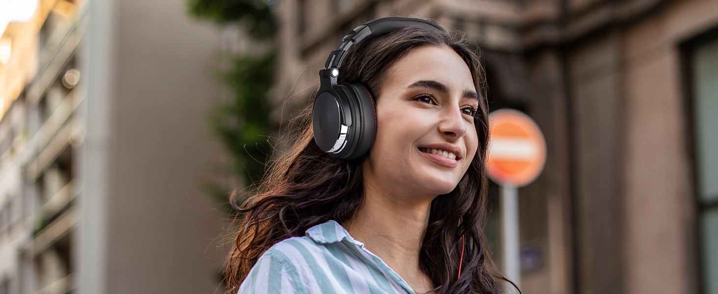 OneOdio Pro 50: Hi-Fi навушники для DJ та студії, 50мм драйвер, Share-Port, 6.35/3.5mm, чорний