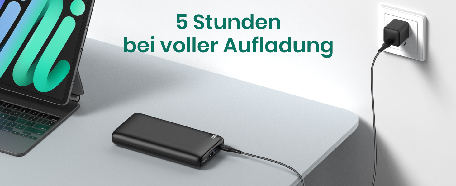 Powerbank A ADDTOP 26800mAh з Power Delivery 22.5W: 4 порти для смартфонів, планшетів та іншого