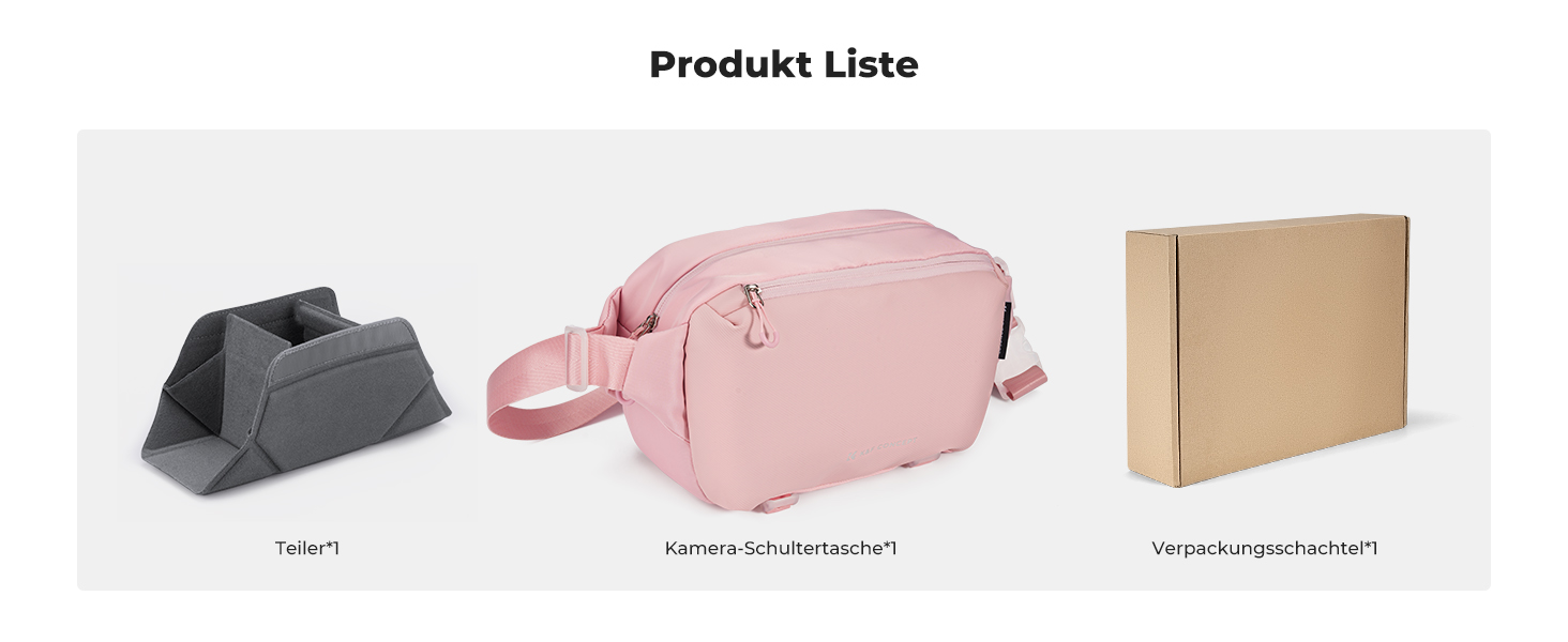 Рюкзак для камери K&F Concept, сумка через плече, фотосумка, квадратна сумка для фотографів, сумісна з Canon/Nikon/Sony/DJI Mavic