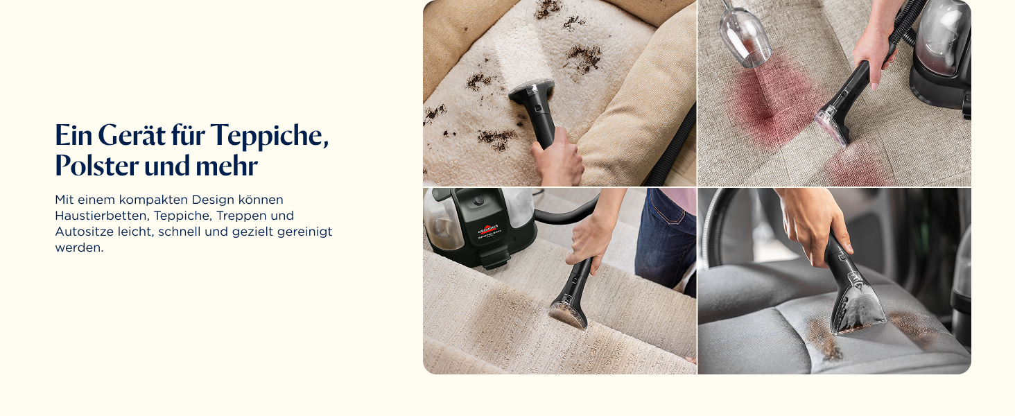 Портативний мийник для килимів Bissell SpotClean Mini 41491 - для дому, авто, човнів та диванів