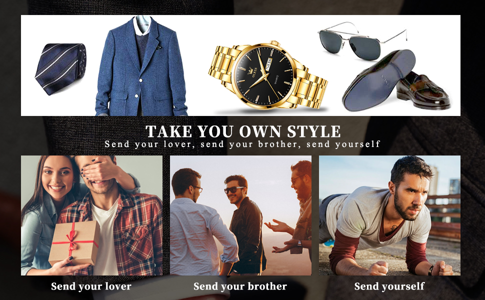 Чоловічий скелетон-годинник OLEVS 6898: кварцовий спортивний годинник з колесом гоночного авто, водонепроникний, сталь, чорний з золотом