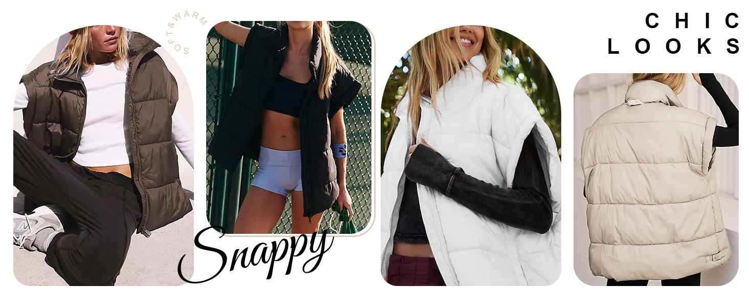 Легка степкова жилетка Fengbay з пухом та стоячим коміром для осені та зими (Чорний, M)