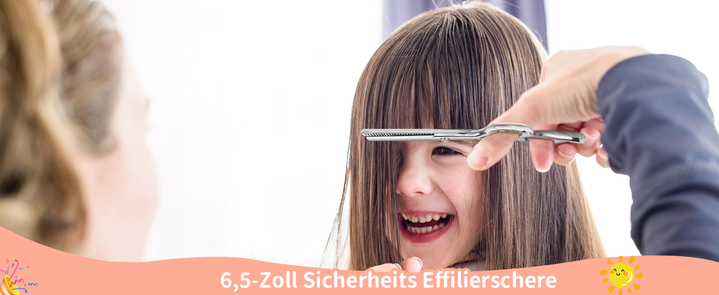 Професійний набір ножиць для стрижки волосся CIICII (6.7 дюймів) - ножиці для стрижки та прорізання волосся, бороди, догляду за волоссям для чоловіків, жінок, домашніх тварин, салонів краси. (Чорний, Срібло)