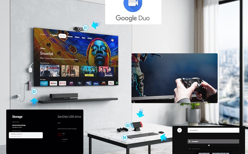 Lemorele Док-станція USB C/A 10Gbps, 3 монітори, 14 в 1: 2 HDMI (4K), Ethernet, 4 USB 3.2/2.0, VGA, Type-C 3.1, PD 100W, Audio, SD/TF, для Windows, MacBook (Блакитна)