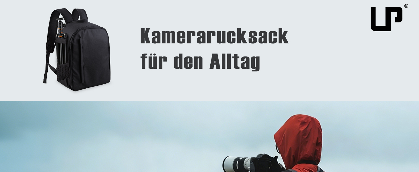 Професійний фоторюкзак Kamerarucksack для DSLR/SLR камер, об'єктивів та штативів - водонепроникний, унісекс