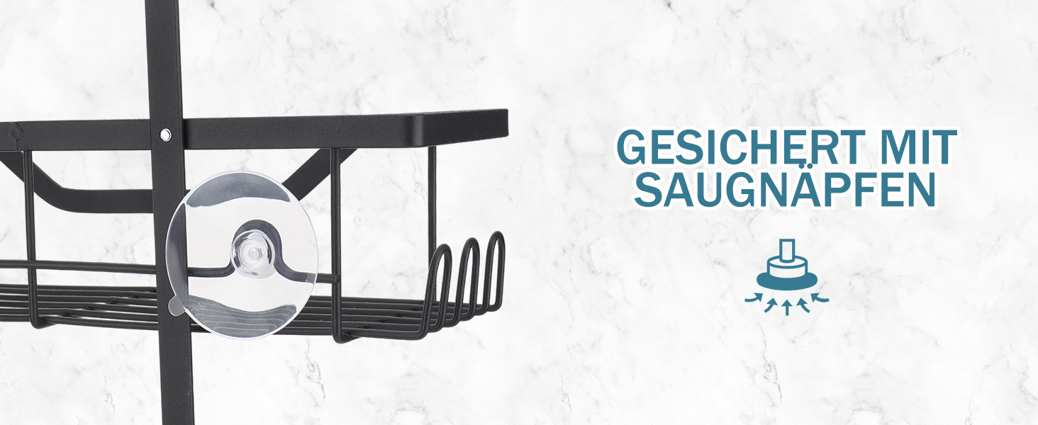 Настінна поличка для душу з тримачем для зубних щіток, нержавіюча сталь, 12 гачків, без свердління, органайзер для ванної кімнати