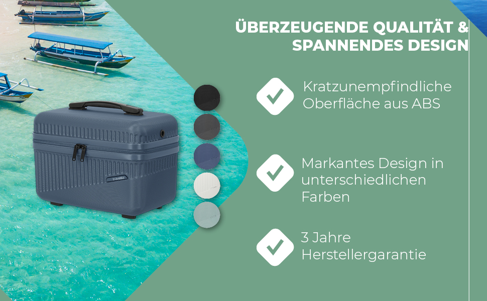 Чемодан Travelite Bali 67 см, середній, 65 літрів, зелений: ABS, TSA-замок, Trolley M