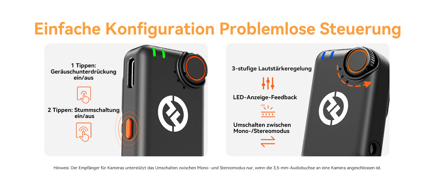 Hollyland Lark M2S Бездротовий мікрофон-лапка з USB-C для iPhone 15/16 та Android, кліпса Titan, Plug-and-Play, шумозаглушення, 300 м радіус дії, 27 годин роботи від акумулятора для Vlogging (2 передавачі + 2 приймачі + зарядний пристрій), Чорний