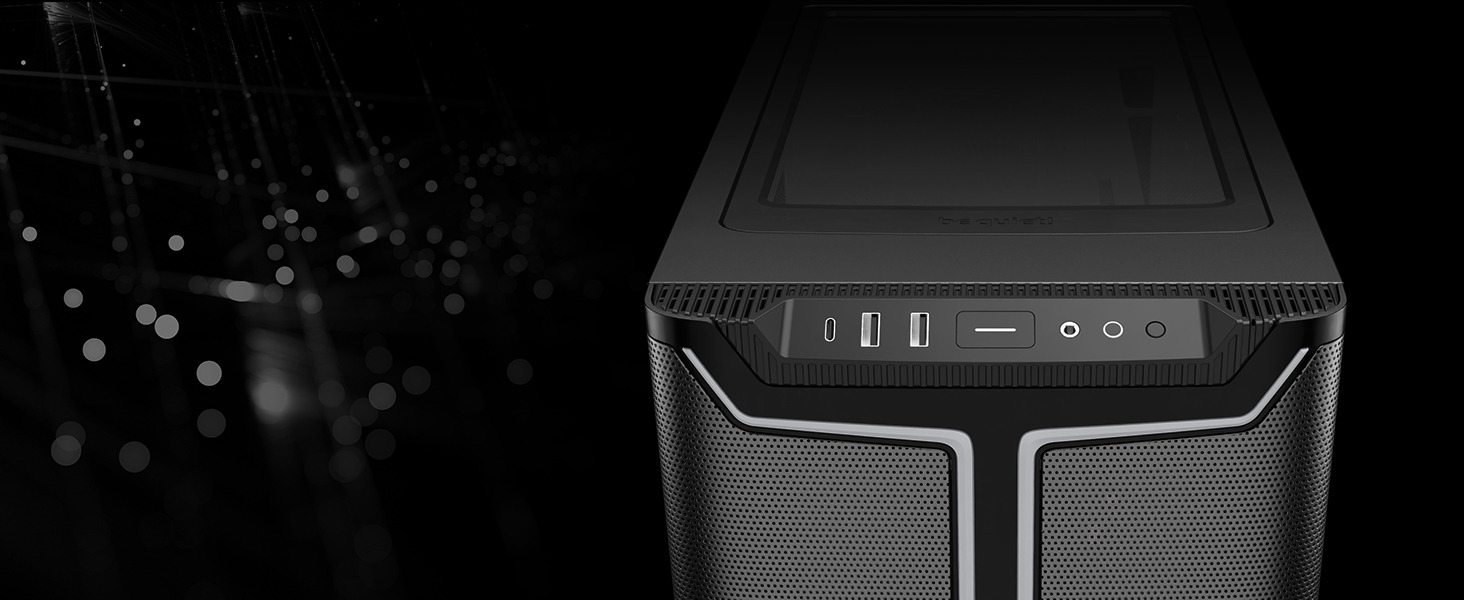 be quiet! Pure Base 501 DX Black - корпус ПК з 3 вентиляторами Pure Wings 3 140mm PWM, RGB підсвічування