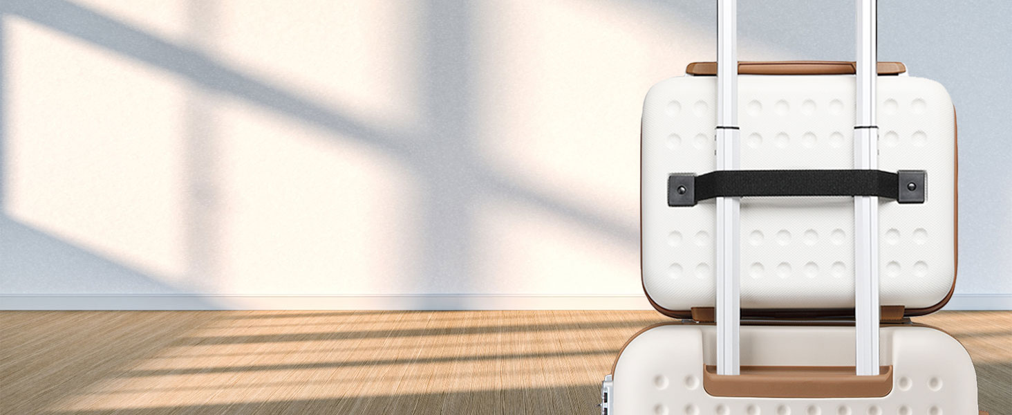 Чохол-валіза KONO, валіза-чемодан, ручна валіза 75x48x29 см, ABS пластик, з TSA замком, білий