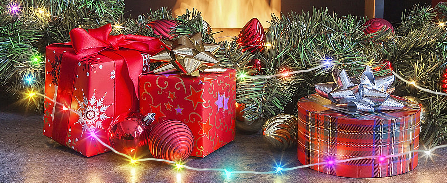 Льо́мка́ гірля́нда зовнішня́, кольоро́ва, RGB, Smart IC, керування через пульт та додаток, 99+ режимів, синхронізація з музикою, таймер, USB, вологостійка для саду, дерева, батуту, Хеллоуїну, вечірки