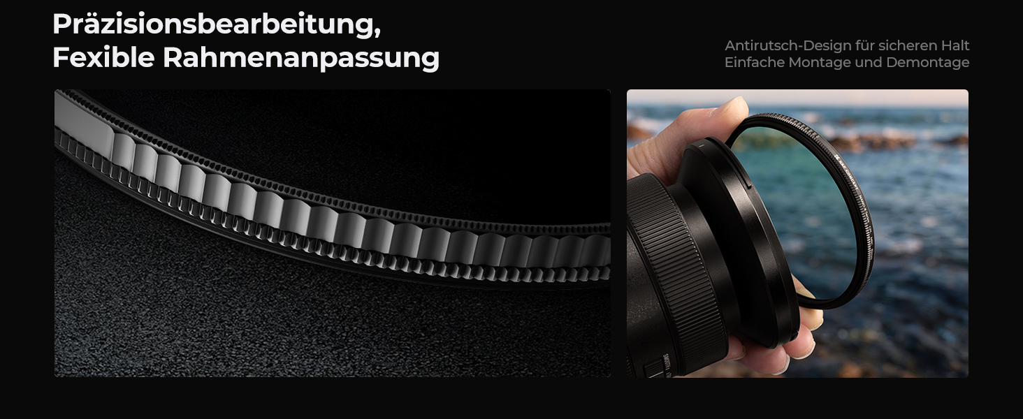 Поляризаційний фільтр K&F Concept 82mm CPL HD з багатошаровим покриттям Nano-Xcel (з кришкою об'єктива)