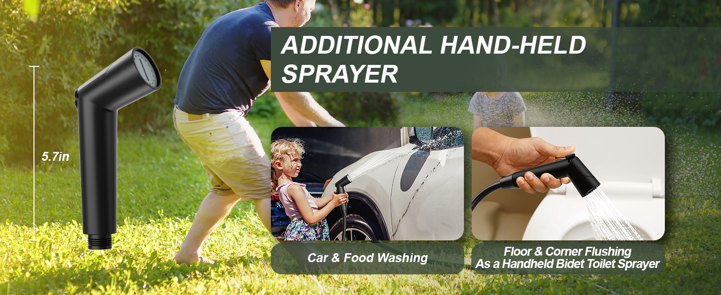 Митрікс Душ для кемпінгу портативний, 8000mAh з індикатором температури, 19 л, складаний відро, для кемпінгу, подорожей, саду, піших прогулянок, миття авто (чорний)