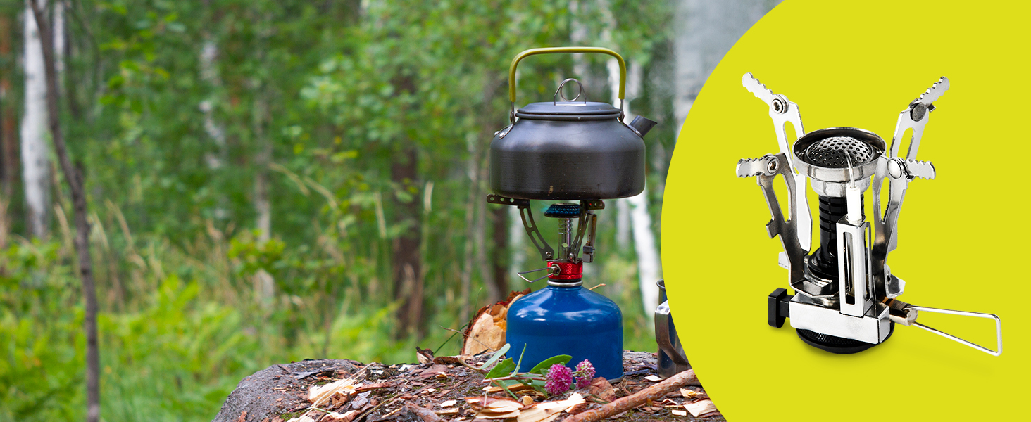 Набір кухонного посуду MSports Camping Kochset Premium для кемпінгу та відпочинку на природі (алюміній, нержавіюча сталь)