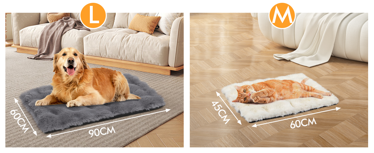Самогріюча ковдра для тварин Wdmiya 90x60 см, для котів та собак, фланелева, без електроенергії, миюча, сіра L