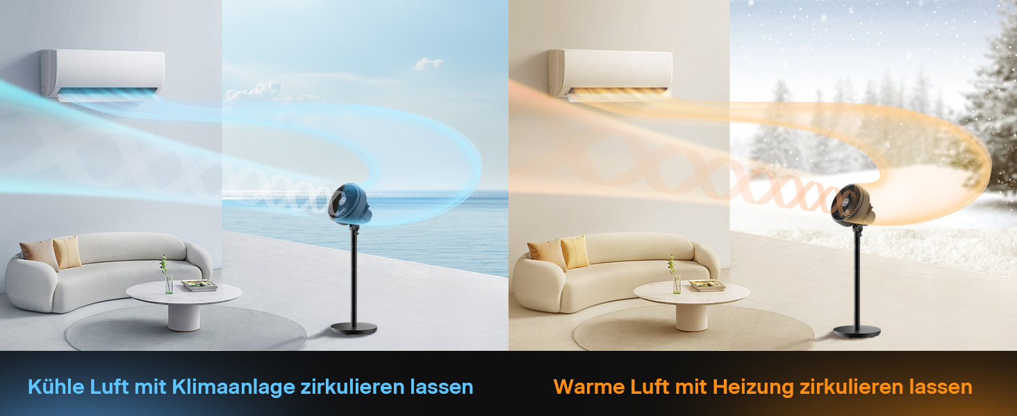 Вентилятор торнадо PELONIS з дистанційним керуванням, сенсорним дисплеєм, 3D циркуляцією, тихий (36.5dB), потужний (10м повітряний потік), регульована висота (60/111см), 4 швидкості з таймером, знімний захисний гріт, поворотний, 76см, чорний