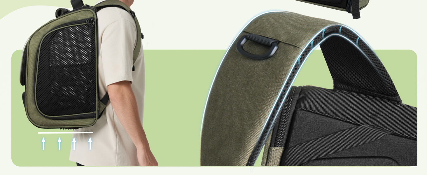 Рюкзак для кота Pecute з вікном-бульбашкою, переноска для тварин, сірий (42x32x26 см)