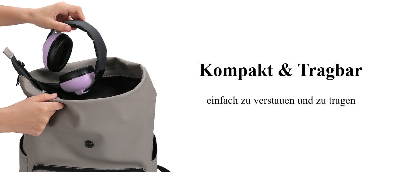 Навушники для захисту від шуму ProCase для немовлят та дітей до 36 місяців (рожеві)