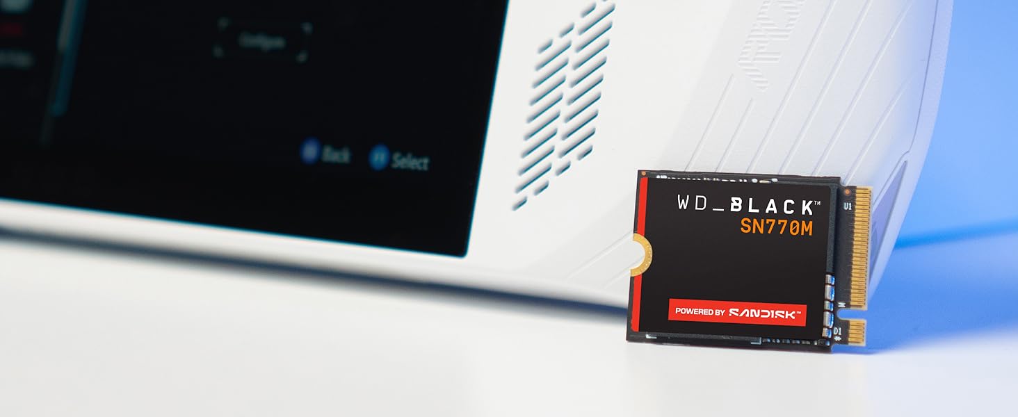 WD_BLACK SN770M 2TB NVMe SSD M.2 2230 для геймінгу (Steam Deck, Surface)