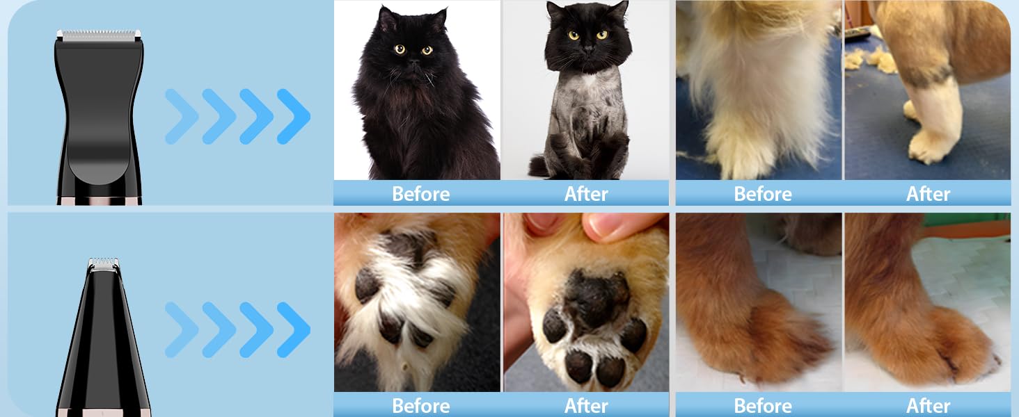 Триммер для догляду за лапами собак Oneisall Paw Trim Pro, IPX7, тиха, для лап, очей, вух, обличчя, тіла