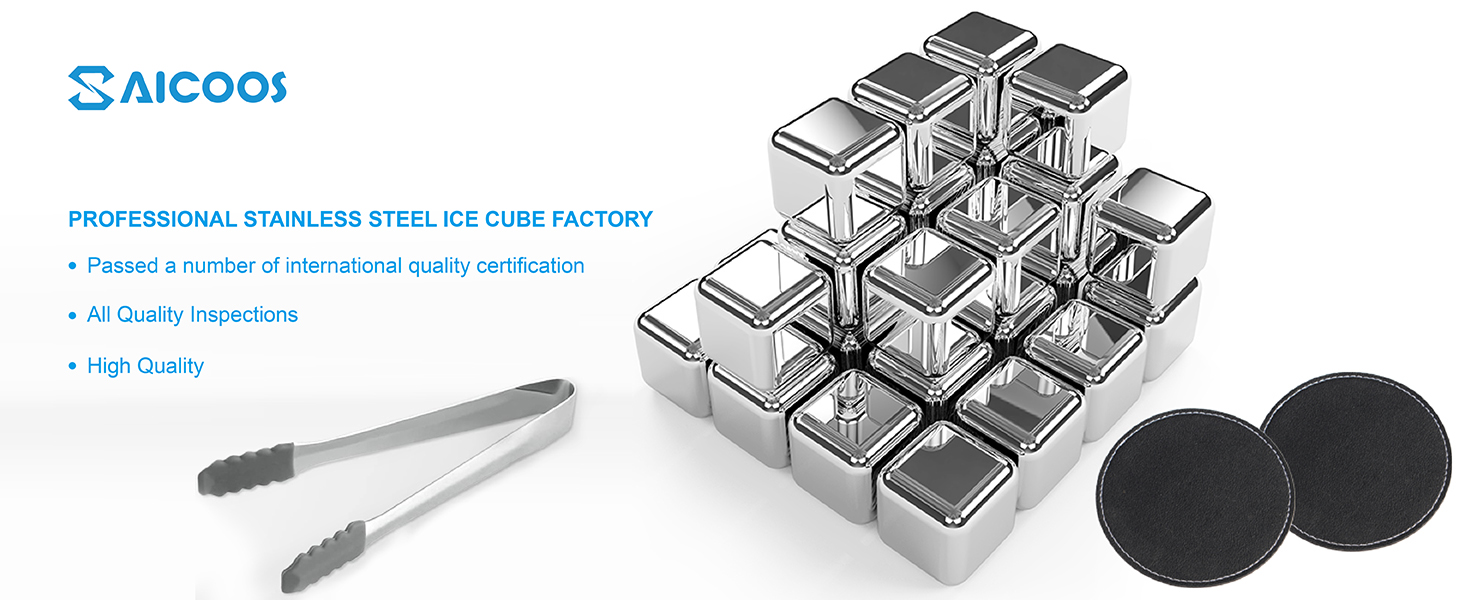 24 камінці для віскі з нержавіючої сталі, багаторазові, набір - Whiskysteine, камінці для віскі, охолоджувачі для вина (24 шт.)