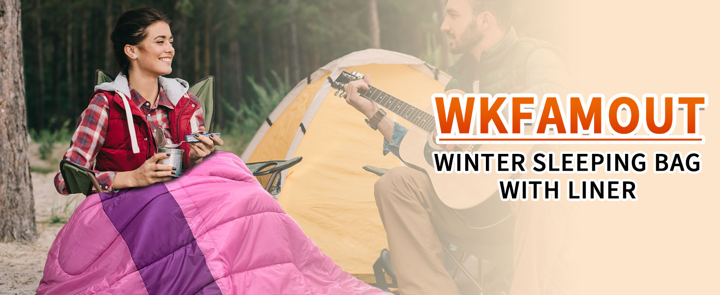 Спальний мішок Outdoor для дорослих, зимовий, 3-4 сезони, водонепроникний, комфортна температура 0°C, рожевий, 220x85 см, з компресійним мішком