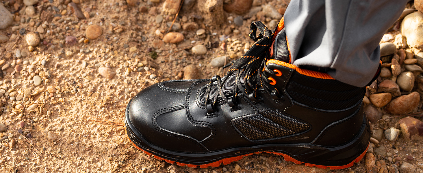 Чоловіче робоче взуття Black Hammer 8844Sicherheitsschuh, чорний, 42 EU