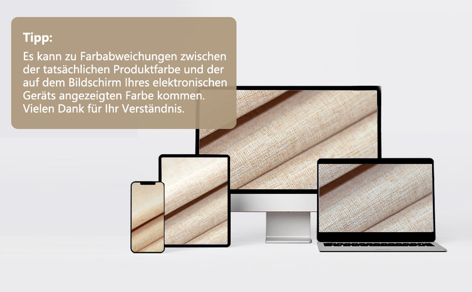 Штора для душу YISURE бежева льоноподібна, 120x200 см, водонепроникна, текстильна, машинне прання