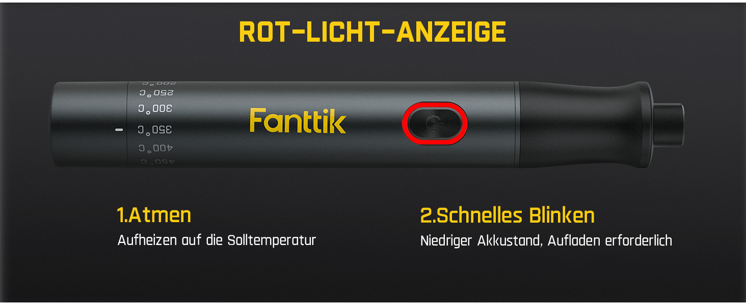 Набір паяльника Fanttik T1 Max: прецизійний, швидкий нагрів (7 сек), 6 температур (200~450°C), 4 насадки (C210), поворотний стійкий тримач, для ремонту