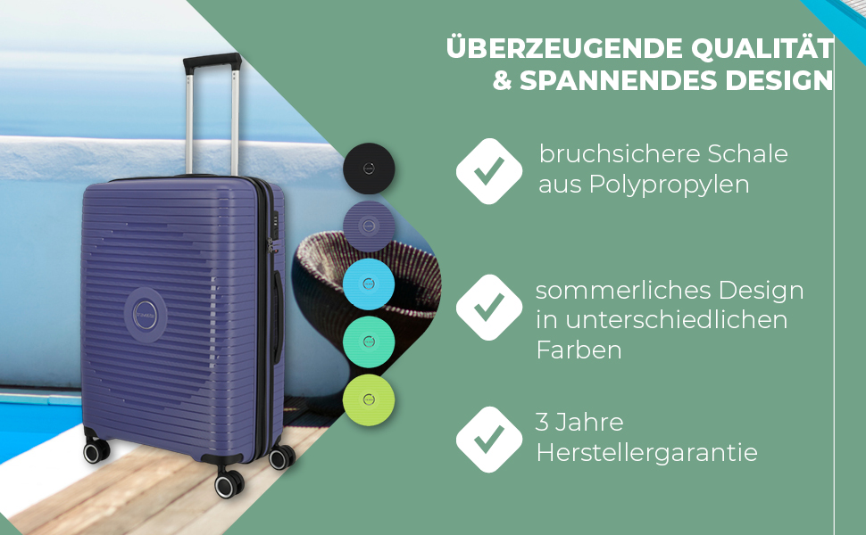 Чемодан Travelite ORBITA середній, розширюваний, 67 см, 68-78 літрів, турквіс (з TSA замком та зручною внутрішньою організацією)