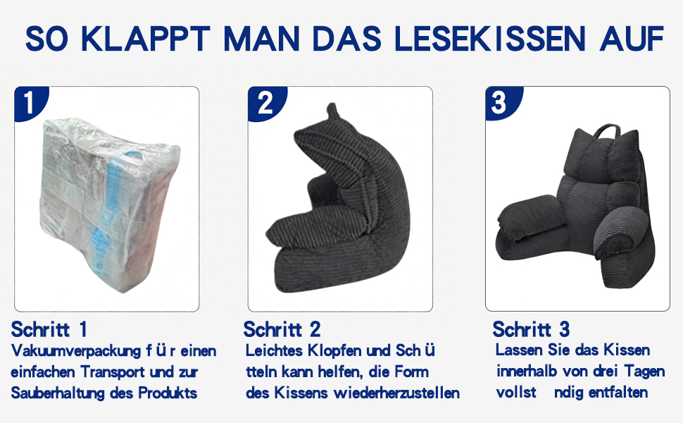 Підлогове крісло-мішок для читання, сіре, 65x30 см | Зручне для читання та відпочинку