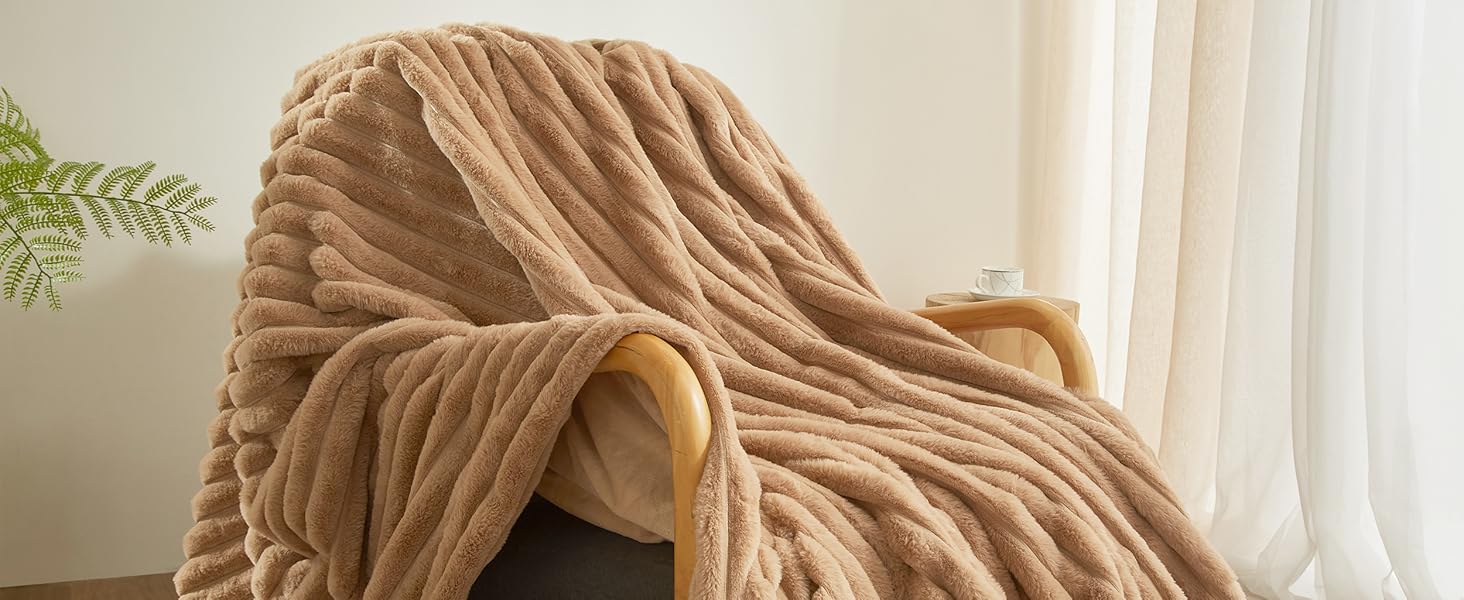 Плед Луофанфей з м'якого плюшу, 180x200 см, салатовий/кремовий, з ефектом 'пухирців', теплий, флісовий, для ліжка, дивану, софи, кімнати, офісу