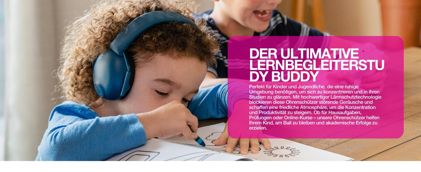 Навушники для дітей JLab JBuddies Protect, фіолетовий, захист від шуму 23dB