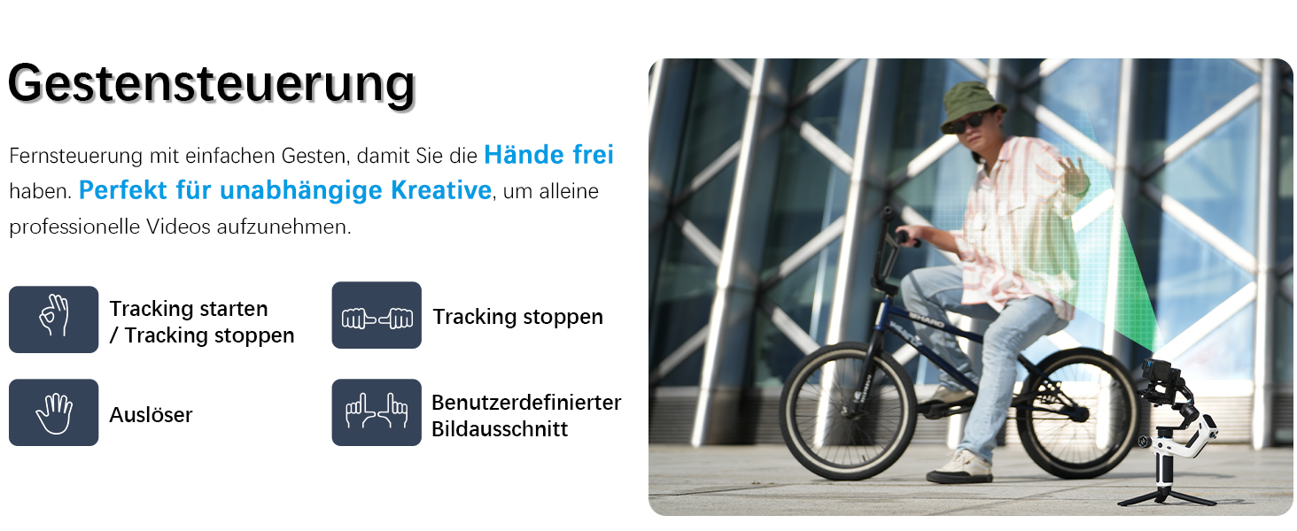 Feiyu SCORP Mini 2 Kit - Стабілізатор для бездзеркальних камер/Action-камер/iPhone/Samsung, Ручний 3-осьовий гiмбал з сумкою, світлом для селфі та подовжувачем. Чорний та білий кольори