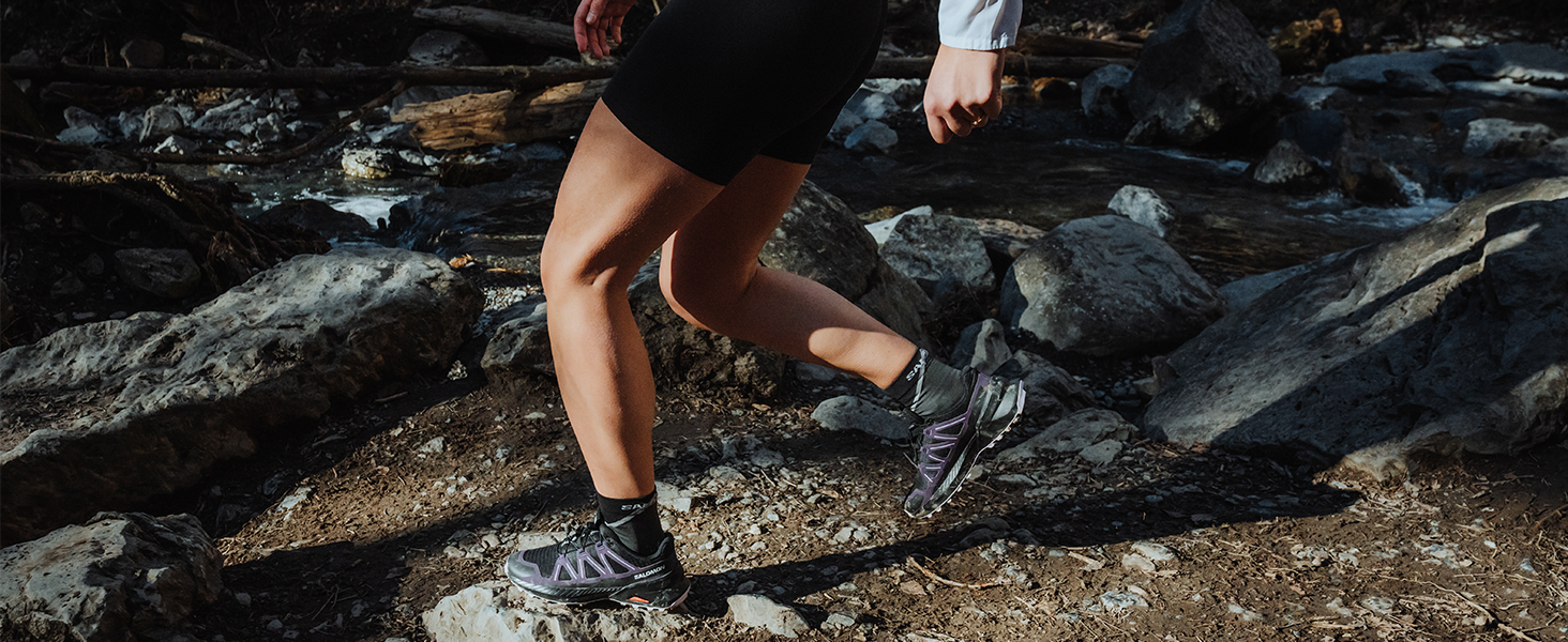 Чоловічі кросівки Salomon Speedcross Peak, 44 EU, чорний/гляширево-сірий