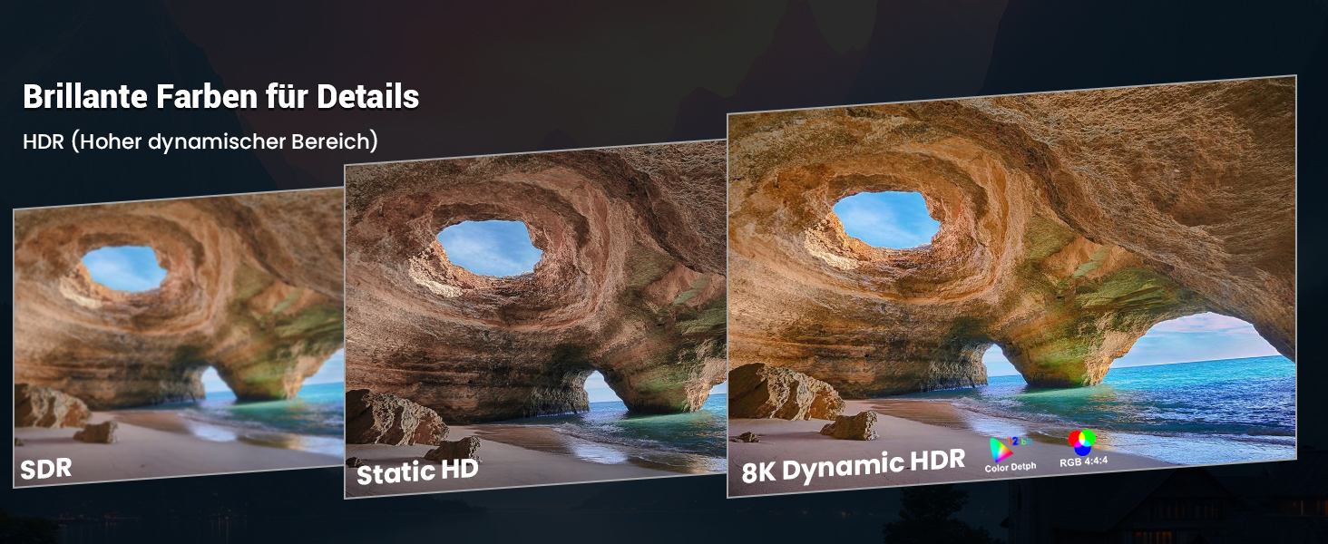 HDMI 2.1 кабель Etseinri 2 метри, 48Gbps, 4K 240Hz, 8K, eARC, HDCP2.3, HDR, Dolby Atmos, Vision для моніторів, телевізорів, проекторів, чорний