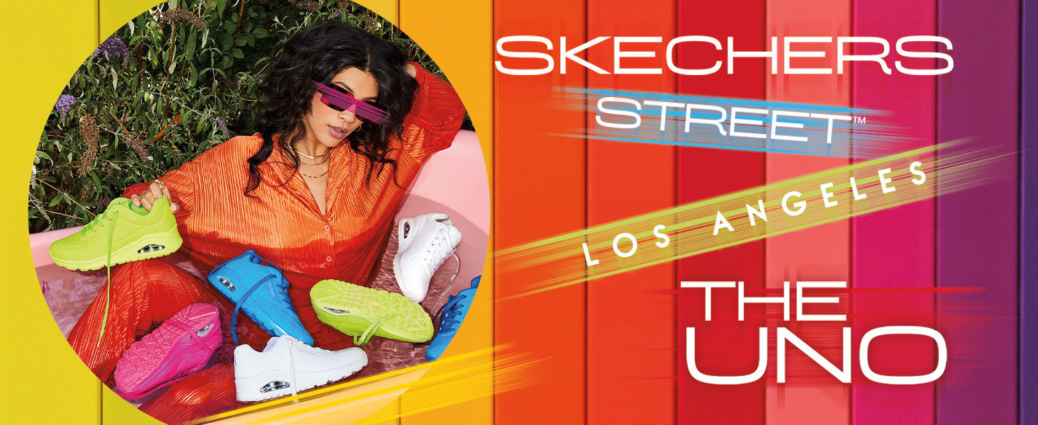 Кросівки Skechers UNO Night Shades для жінок, рожевий колір, розмір 41 EU, матеріал Durabuck