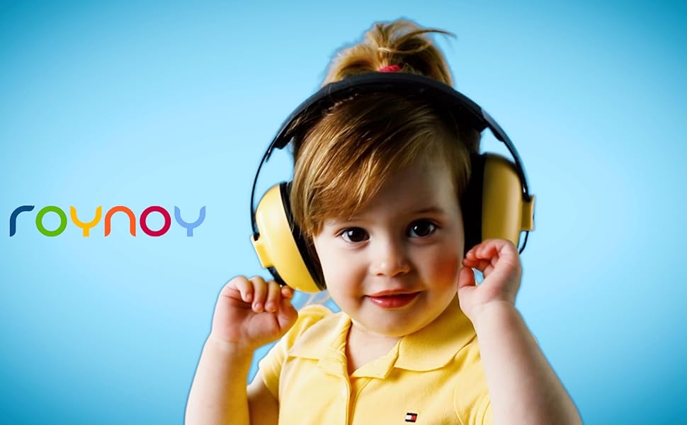 Навушники для захисту вух для малюків від 3 місяців | Шумоізоляційні навушники для дітей | Синій колір з чохлом для зберігання