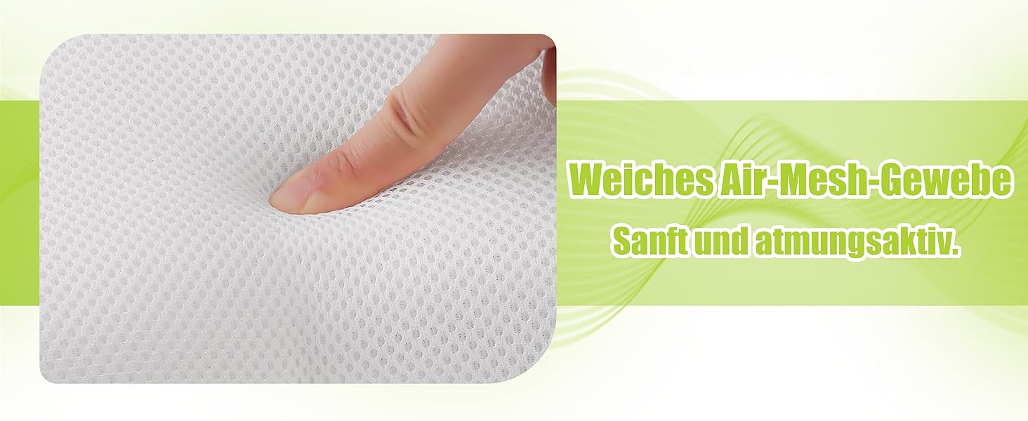 Подушка для ванни Vollkörper для тіла, спини, голови та шиї. Швидковисихаюча біла подушка для ванни – комфортне купання.