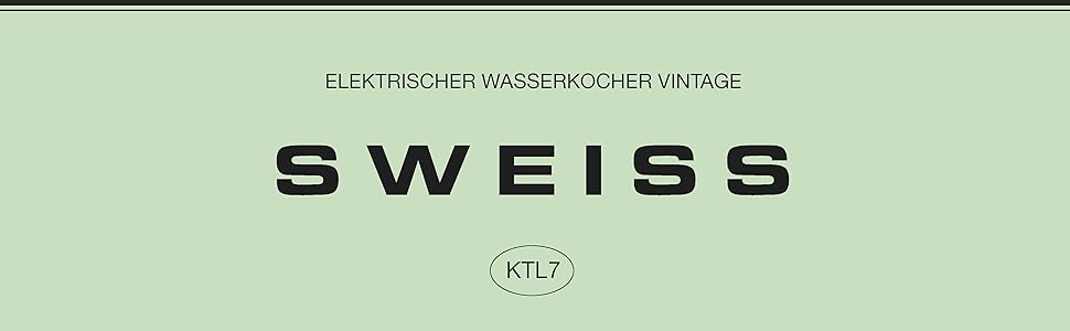 Електричний чайник SWEISS KTL6, Vintage, 1.5 л, нержавіюча сталь, зелений, 2200 Вт