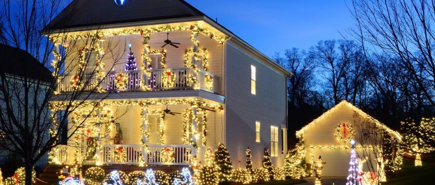 LED гірлянда на батарейках для дому та вулиці, 100 LED, з пультом, таймером, IP65, 25м, тепле світло