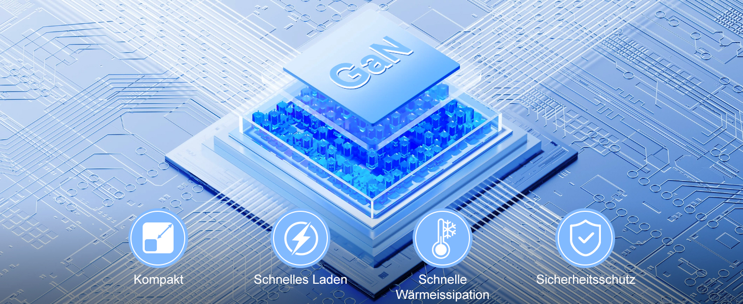 Зарядний пристрій USB-C YISH 45W з кабелем Type-C 60W: Швидка зарядка, PD 3.0, адаптер живлення для смартфонів та планшетів