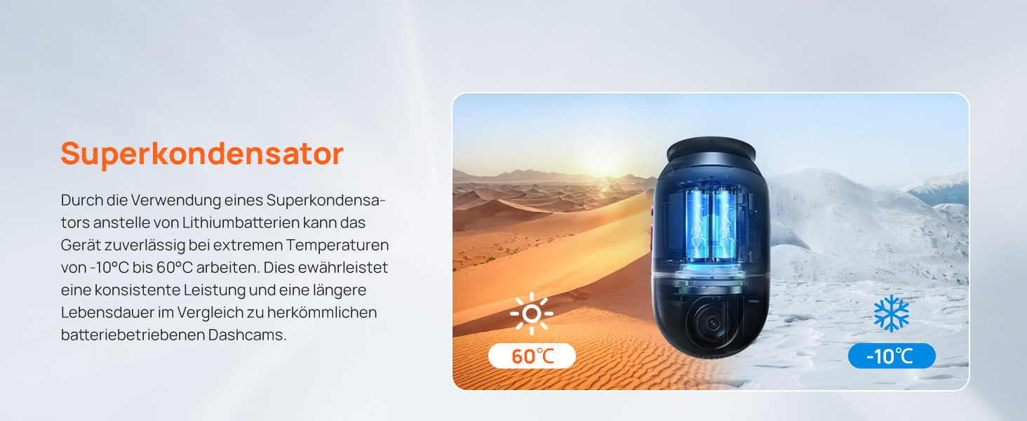 Відеореєстратор 70mai Dash Cam 4K Omni: 4K+1080P, 360° огляд, Dual STARVIS 2 HDR, GPS, WiFi, 4G LTE, 24/7 запис, AI-розпізнавання, нічне бачення, 128GB SD-карта