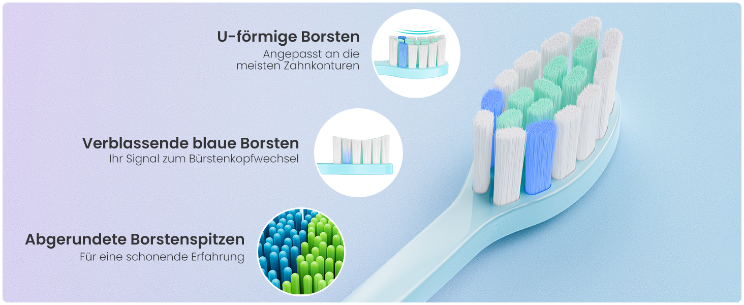 Електрична зубна щітка YUNCHI C2 з 40000 вібрацій на хвилину, звукова щітка для дорослих, зарядка USB-C, акумулятор до 55 днів, 5 режимів чищення, таймер 2 хвилини, 8 насадок, дорожній футляр, чорний (Ycdz-y7)