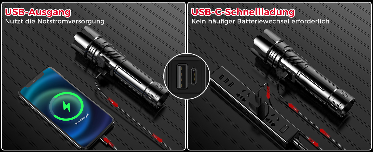 Тактична ліхтарик Shadowhawk 500000 Lumen: 10 Вт, дальність до 1000 м, 24 год роботи, LCD-дисплей, для кемпінгу та туризму