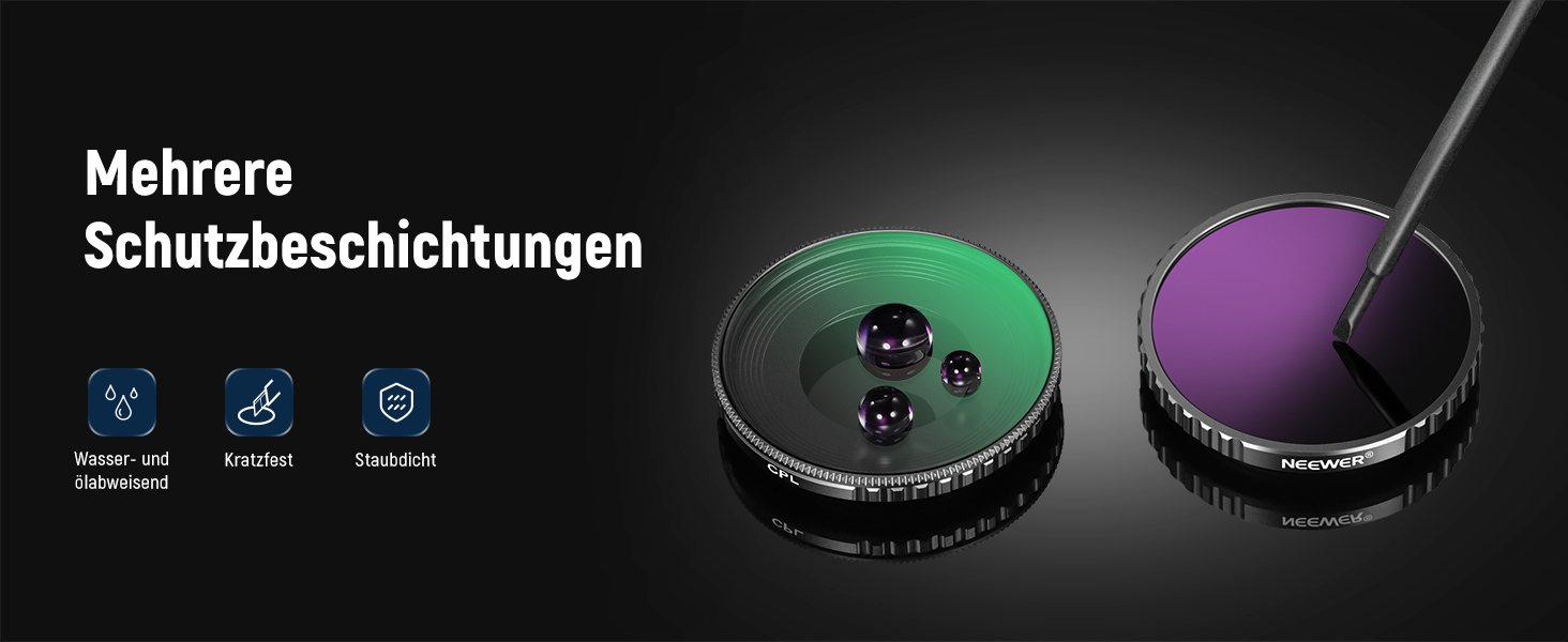 Набір фільтрів ND для DJI Osmo Action 4/5 PRO: ND8, ND16, ND32, CPL (4 шт.)